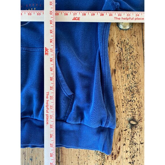 Hurley Mens Blue Fleece Hoodie L Pullover‎ Sweatshirt pullover cotton hooded - Picture 8 of 8